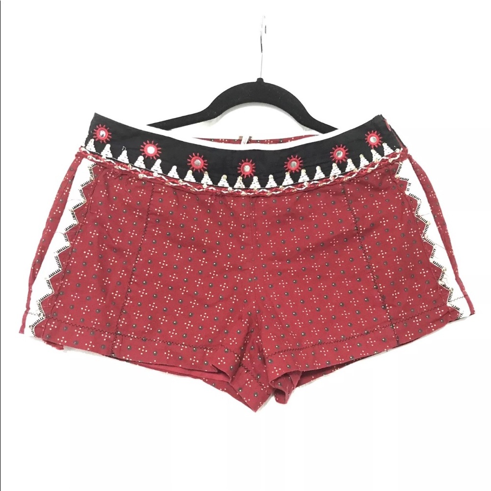 *FINAL PRICE* Free People sz 4 Embroidered Mirrors - Picture 1 of 5